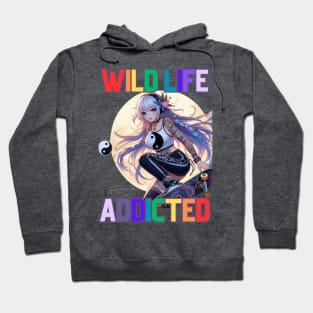 Kawaii, Anime Girl, Addicted | Catsie Cat Hoodie